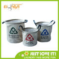 Love Earth Recycle Flax Fabric Folding Linen Laundry Baskets